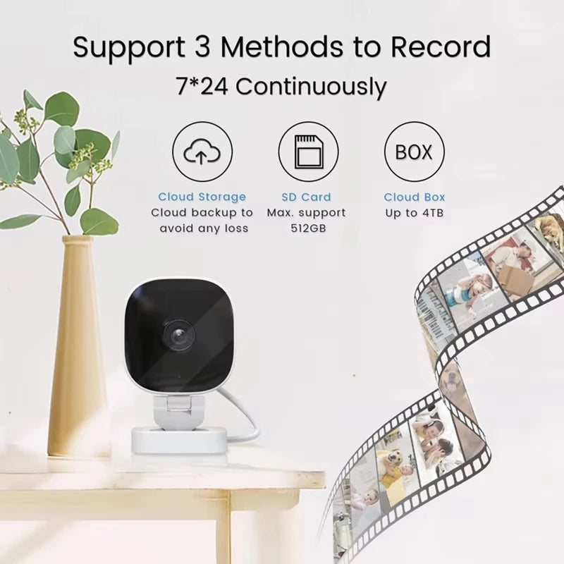 Xiaomi 4K Mini-Sicherheitskamera WiFi-Monitor IP65 wasserdicht Vollfarb-Nachtsicht-Bewegungserkennungsüberwachung mit 2-Wege-Audio